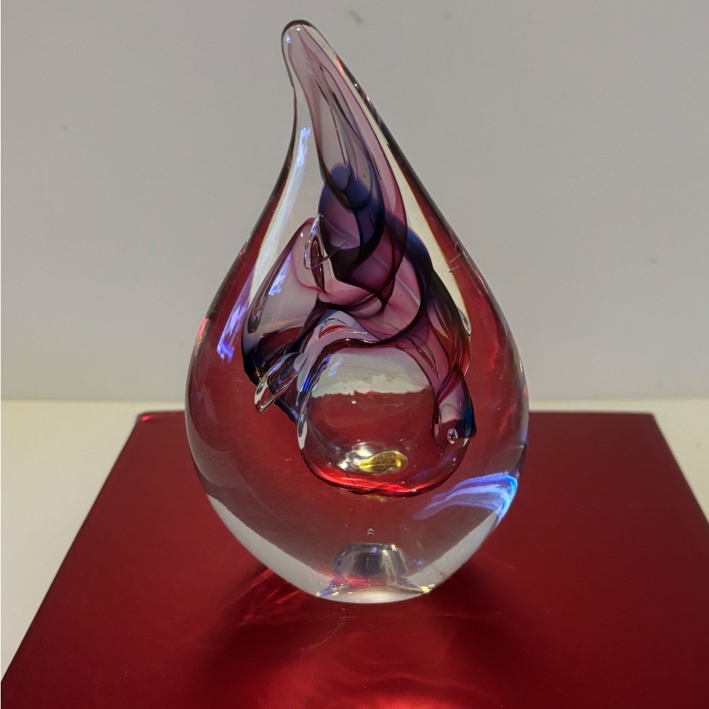 Art Glass Signed Adam Jablonski paperweight